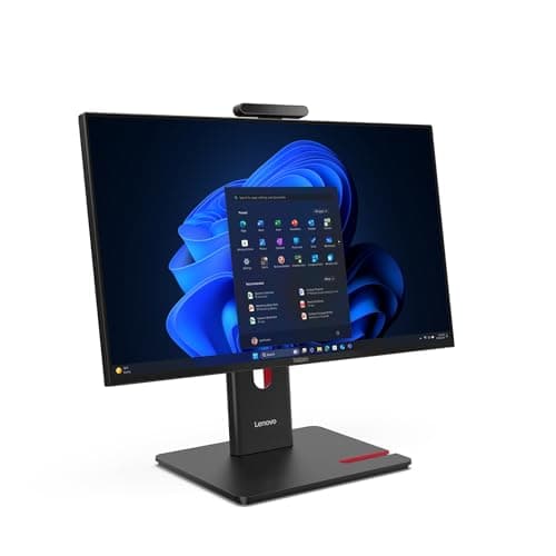Image of Lenovo ThinkCentre M70a Gen 6 Intel Core Ultra 5 235T 60.5 cm (23.8") 1920 x 1080 pixels All-in-One PC 16 GB DDR5-SDRAM 512 GB SSD Windows 11 Pro Wi-Fi 6E (802.11ax) Black