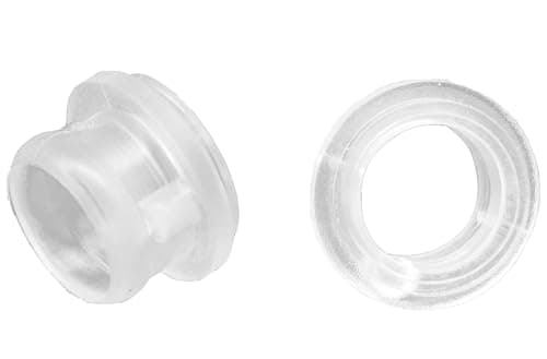 Image of 2Pcs 5-Speed Gearbox Shift Lever Repair Kit - Rubber Sleeve & Bushing Set for VW Bora Polo Golf MK4 for Jetta MK2 (Fixes Loose Shifter)