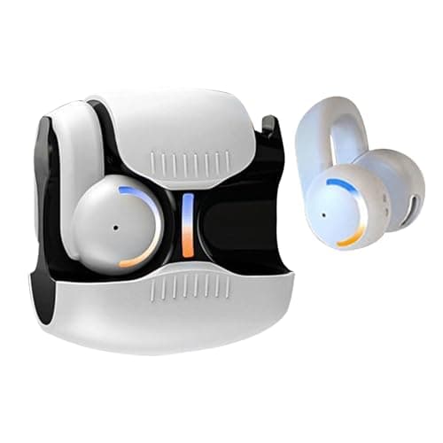 Image of Yonuaret Open Ear Clip Wireless Earbuds,Earbuds Clip On | Comfortable Noise Cancelling Wireless Earphones Secure Fit Lightweight for Sports Running Sleeping Travel Workouts Shower