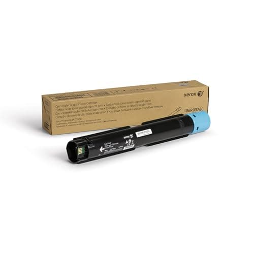 Image of Xerox Genuine VersaLink C7000 Cyan High Capacity Toner Cartridge (10,100 Pages) - 106R03760