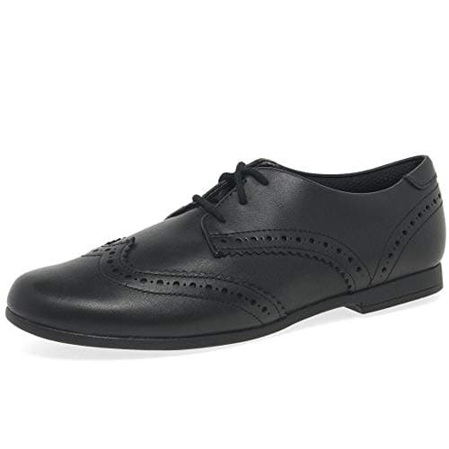 Image of Clarks Scala Lace Y Childrens Black Leather, 4