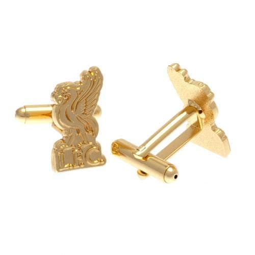 Image of Liverpool F.C. Gold Plated Cufflinks LB Official Merchandise