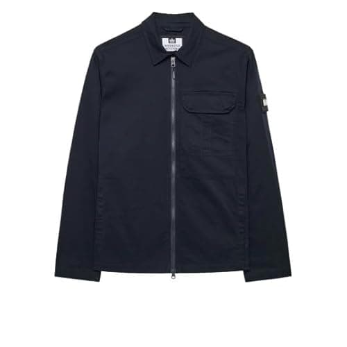 Image of Weekend Offender Graniteville Utility Over-Shirt - Navy (UK, Alpha, L, Regular, Regular, Navy)