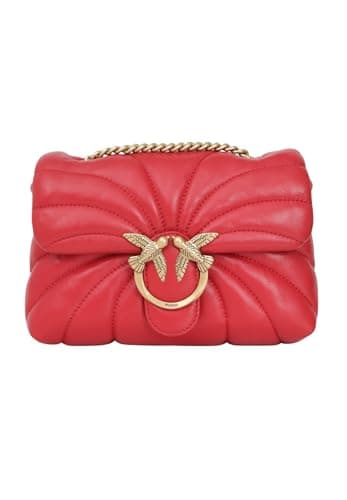 Image of Pinko Mini Love Bag Puff Red Ladies Shoulder Bag, red, One Size