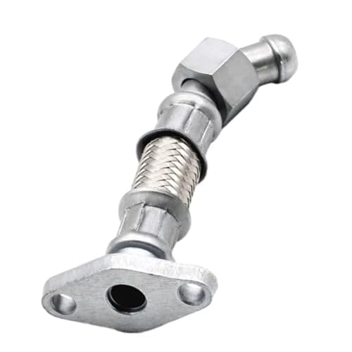 Image of Compatible With Vw For Beetle For Golf For Jetta 1999 2000 2001 2002 2003 2004 2005 2006 Turbocharger Oil Return Pipe Tube 038145736C Turbocharger Oil Pipes Kit