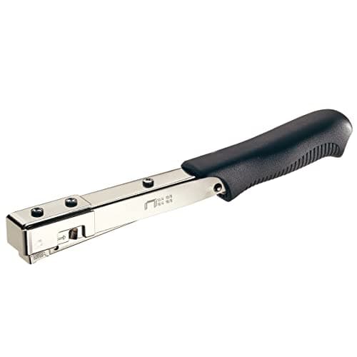 Image of Rapid Pro R19E Hammer Tacker for Labels/Posters/Textiles, Strong All-Steel Construction, Lightweight Hammer Stapler, Uses Finewire Staples No. 13, 4-6mm, Boxed (20726001)