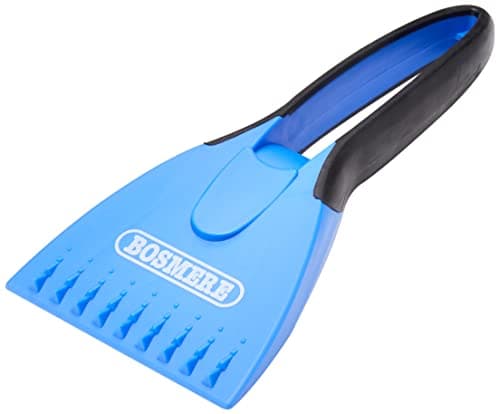 Image of Bosmere Winter Care Windscreen Ice Scraper with Soft Grip, Multi-Coloured, W120