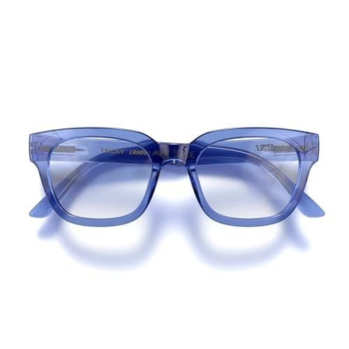 Image of LONDON MOLE® Tricky reading glasses | Cool square/rectangular/trapezoidal shaped readers | Men’s Women’s Unisex | Spring hinges