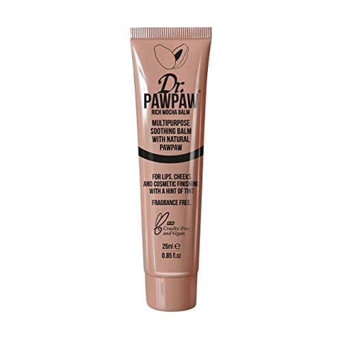 Image of Dr.PAWPAW Rich Mocha, Multi-Purpose Natural No Fragrance Balm for Hydrating Lips, Skin, Hair, Cuticles, Nails & Beauty Finishing (25 ml)