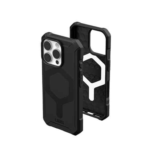 Image of URBAN ARMOR GEAR UAG Designed for iPhone 16 Pro Case 6.3" Essential Armor - Compatible with MagSafe Charging Rugged Slim Sleek Shockproof Anti-Slip Military Grade Protective Cover, Black