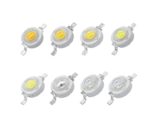 Image of 1W 3W High Power LED Chip Lamp Bulbs SMD COB Diodes Warm Cold White Red Green Blue Yellow Light Beads(Red,3W 50pcs)