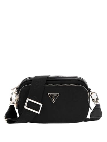 Image of GUESS Women's Gemma Crossbody Camera, Black, One Size