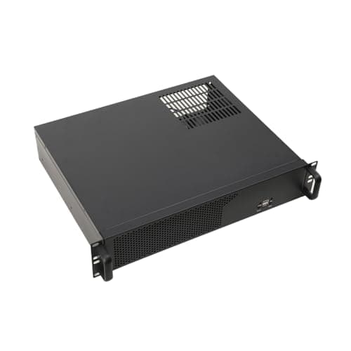 Image of ECUTEE 14 Rack Server Enclosure (35 cm Depth) 2U 2U Rackmount Server Enclosure Supports Micro ATX/Mini ITX Motherboards, Narrow Wall Server Cabinets w/USB Connection 4 Expansion Slots