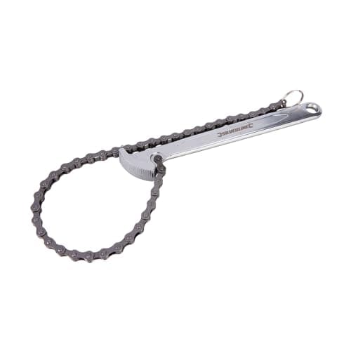 Image of Silverline Oil Filter Chain Wrench 150mm (675121)