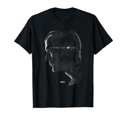 Image of Avengers Endgame Avenge The Fallen Vision T-Shirt, Men, Black, 3X-Large