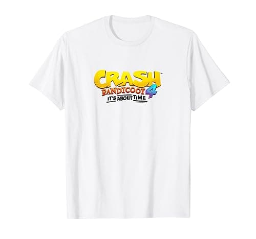 Image of Crash Bandicoot 4: It's About Time Color Video Game Logo T-Shirt