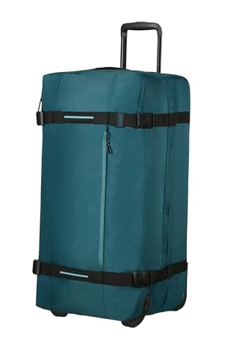 Image of American Tourister Travel Bag Trolley Urban Track Duffle Totally Teal 77cm