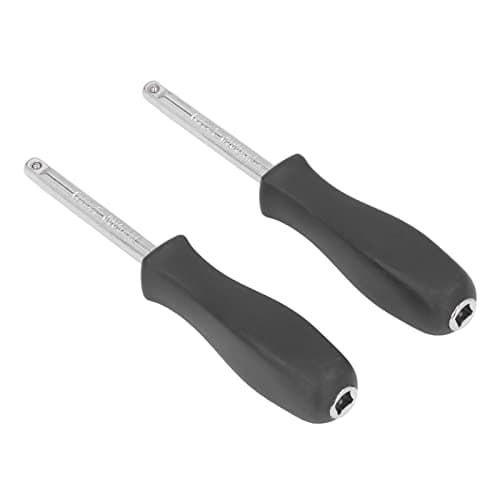 Image of Bediffer Socket Driver Handle, 1/4in Square Drive Spinner Tool 150mm Length for Automotive