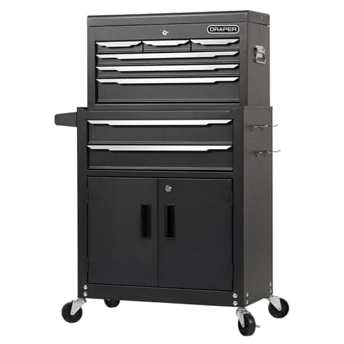 Image of Draper 30681 Combined Roller Cabinet and Tool Chest, 8 Drawer, 24"