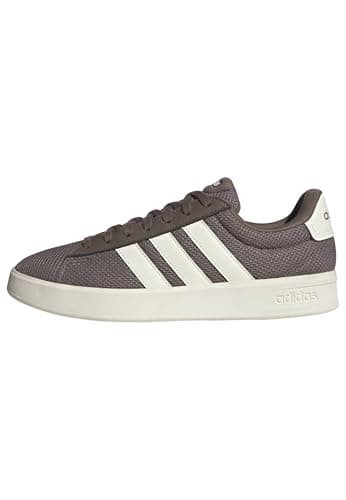 Image of adidas Men's Grand Court 3.0 Shoes, Earth strata/Off White/Pure Ruby, 11 UK