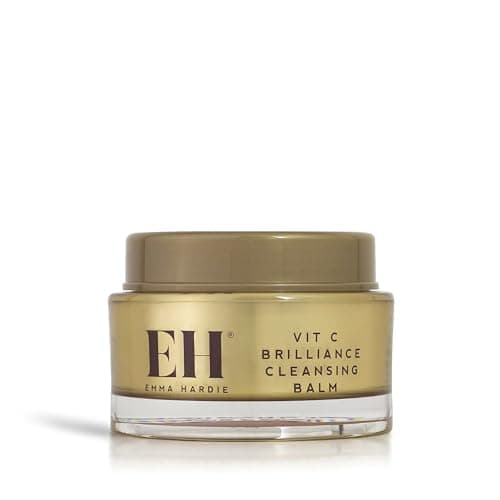 Image of Emma Hardie Vitamin C Brilliance Cleansing Balm (50g) - Brightening & Illuminating Cleanser with Vitamin C, Cranberry Seed Oil & Vitamin E, Deeply Cleanses, Hydrates & Revives Dull Skin
