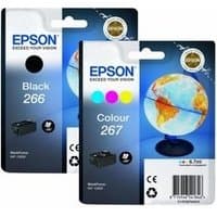 Image of Epson 266/267 Black & Colour Combo Pack Ink Cartridges (Original)