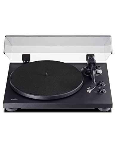 Image of Teac TN-280BT-A3 Turntable with Bluetooth output (aluminium platter, belt drive, MM phono preamp, high-density MDF cabinet) Black