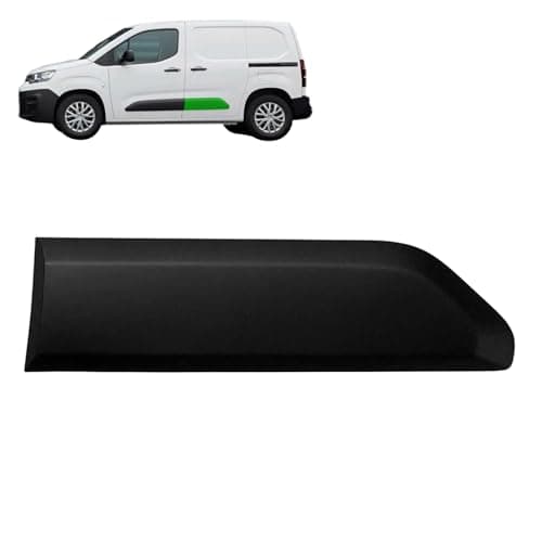 Image of Black Left Side Sliding Door Trim Moulding, Passenger Side Lower Sliding Door Moulding Panel Trim For Vauxhall Combo/Peugeot Partner/Citroen Berlingo/Toyota ProAce City/Fiat Doblo 98176955XT