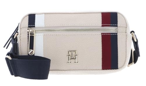 Image of Tommy Hilfiger Hilfiger Flag Iconic Tommy Camera Bag Sugarcane Corp Twill, beige, One Size