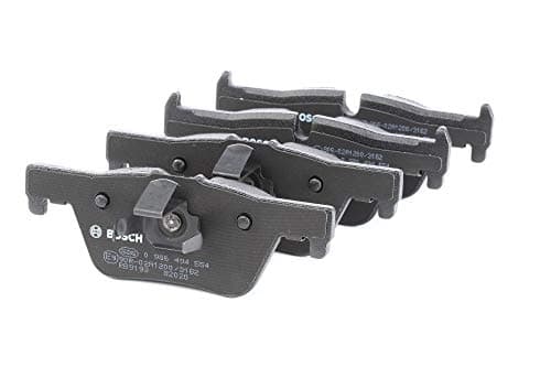 Image of Bosch BP1475 - Brake Pads Car Rear Axle - Bosch Quality - Reduced Noise and Dust - ECE-R90 Certified - Copper-Free - 1 Set of 4 Pads