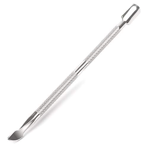 Image of Armiz Cuticle Pusher Stainless Steel Dual Head Nail Scraper for Gel Nails Uv Gel Polish Remover Tool - Cuticle Stick for Fingernails and Toenails