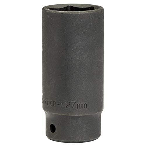 Image of Draper Expert HI-TORQ® 1/2" 27mm Deep Impact Socket | 6 Point Hex Socket | Chrome Vanadium Steel Wrench Accessory | 12748