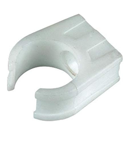 Image of FLOPLAST Overflow Pipe Clip 21.5mm White - Bag of 5
