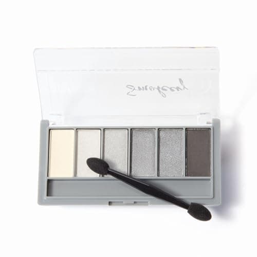 Image of Technic Smokey Eyeshadow Palette - 6 Pigmented, Professional, Long Lasting and Blendable Matte & Shimmer Shades For the Perfect Smokey Eye Look. True Grey, Silver and Charcoal Shades. 7.2g