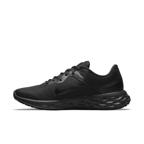 Image of NIKE Men's Nike Revolution 6 Nn Sneaker, Black Black Dk Smoke Grey 01, 6 UK