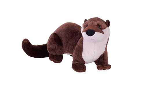Image of Wild Republic Cuddlekins Eco Mini River Otter, Stuffed Animal, 8 Inches, Plush Toy, Fill is Spun Recycled Water Bottles, Eco Friendly