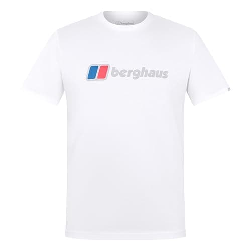Image of Berghaus Men's Class XL-Logo T-Shirt | 100% Cotton Non-Technical T-Shirt, Pure White, L