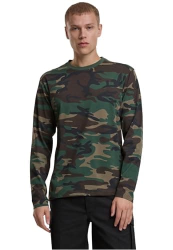 Image of Brandit Men's Premium Longsleeve Shirt, Woodland, 5XL