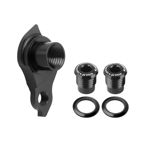 Image of TerchPilet Universal Derailleur Hanger Replacement for SRAM UDH, CNC Aluminum Rear Derailleur Hanger with Reverse-Thread Bolts, Compatible with Road Gravel MTB E-MTB Frames Designed for UDH, Black