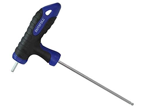 Image of Ball Ended T-Handle Hexagon Key 4mm