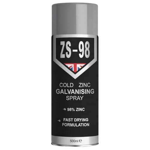 Image of ZS-98 Cold Zinc Bright Galvanising Aerosol Spray Paint 500ml