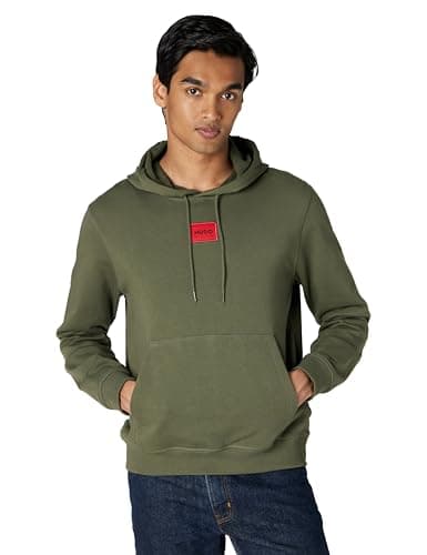 Image of HUGO Men's Daratschi214 Sweatshirt, Dark Beige257,
