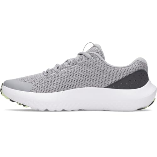 Image of Under Armour Charged Rogue 4, 035 Steel Anthracite Lumos Lime, 6 UK