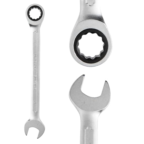 Image of B2C Ratchet Spanners Combination Ratchet Wrench Spanner 72T Fixed CRV 8mm - 32mm for Workshop Garage Home DIY Hand Tool Torx (22mm)