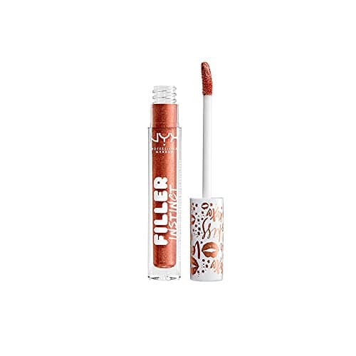 Image of NYX PROFESSIONAL MAKEUP Filler Instinct Plumping Lip Polish, Lip Plumper Gloss - Cheap Fills (Bronze Gold)