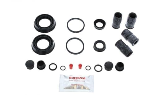 Image of Bigg Red – REAR Brake Caliper Seal Rebuild Repair Kit Axle Set – Fits FORD KUGA (2013–2015)