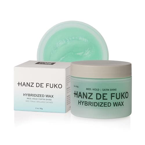 Image of HANZ DE FUKO Hybridized Wax - Premium Water-Based Wax with Medium Hold Satin Finish - All Hair Types - 56g