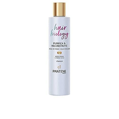 Image of Pantene Pro-V Hair Biology Purifies & Rebuilds Shampoo 250ml For Oily Roots And Dry Ends