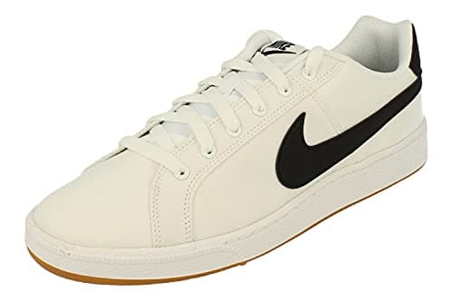 Image of NIKE Court Royale Canvas Mens Running Trainers AA2156 Sneakers Shoes (UK 7.5 US 8.5 EU 42, White Black 103)