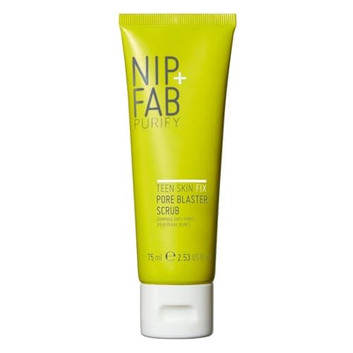 Image of Nip+Fab Teen Skin Fix Pore Blaster Scrub, 75 ml - Dual Exfoliation & Purification with BHA Salicylic Acid